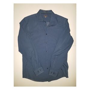 CALIBRATE Men's Medium Blue Long Sleeve ButtonDown